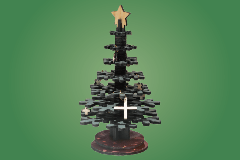 クリスマスツリー クラフト教室