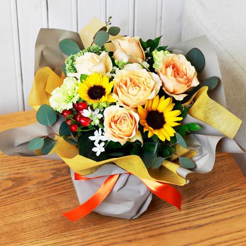 �I�����W�o���̉Ԍ��t�́u�J�v�A�u�M���v�A�u���g�v�B