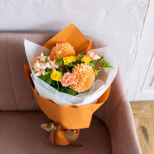 ���F�E�I�����W�n�ł܂Ƃ߂����܂����u�[�P�ł��B