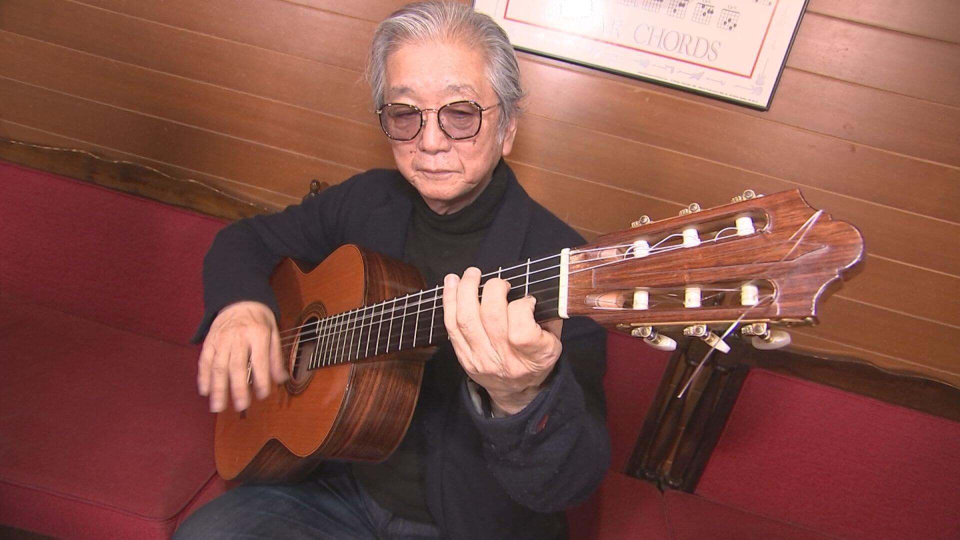 伊藤先生のギターで辰巳さん　津軽海峡・冬景色に挑戦　
														その歌声にスタッフもノリノリ