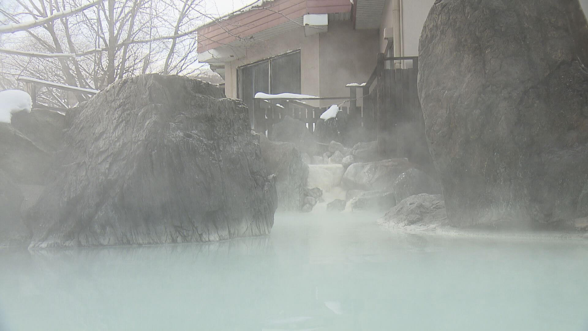 ゲレンデでも温泉でも徳永さんのこぶしがまわります