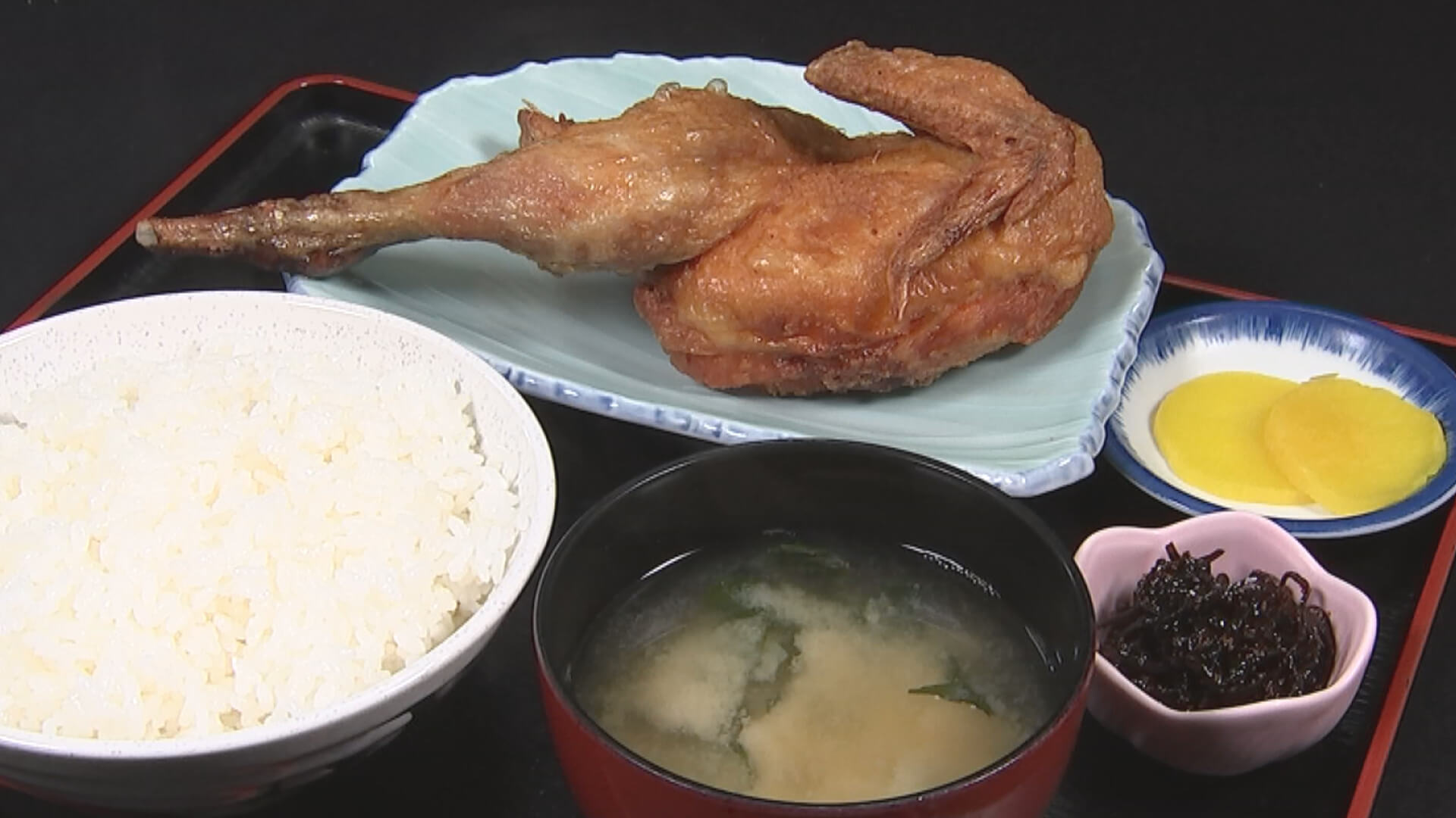 ジャンボとり定食