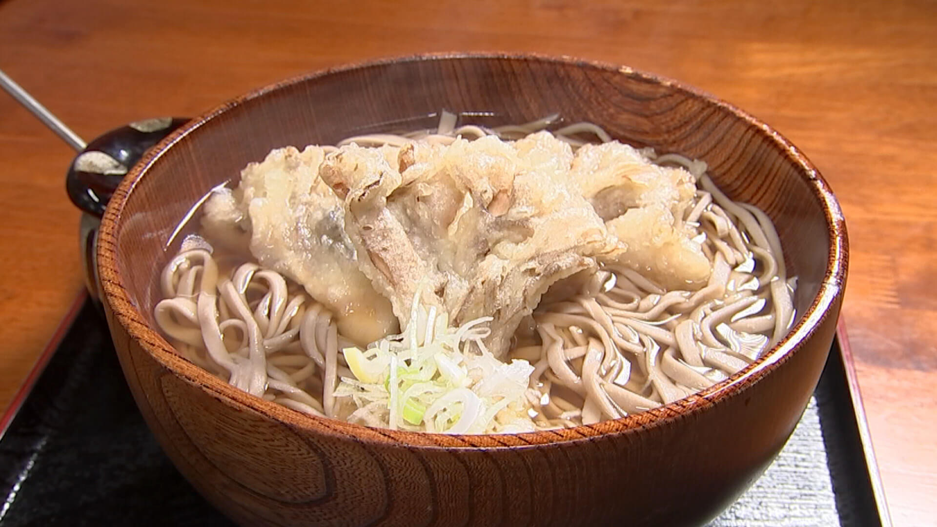 まいたけ天ぷらそば