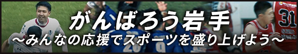 がんばろう岩手 ～みんなの応援でスポーツを盛り上げよう～